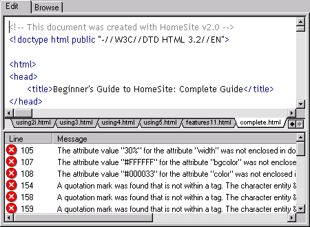[CSE Validator at work]